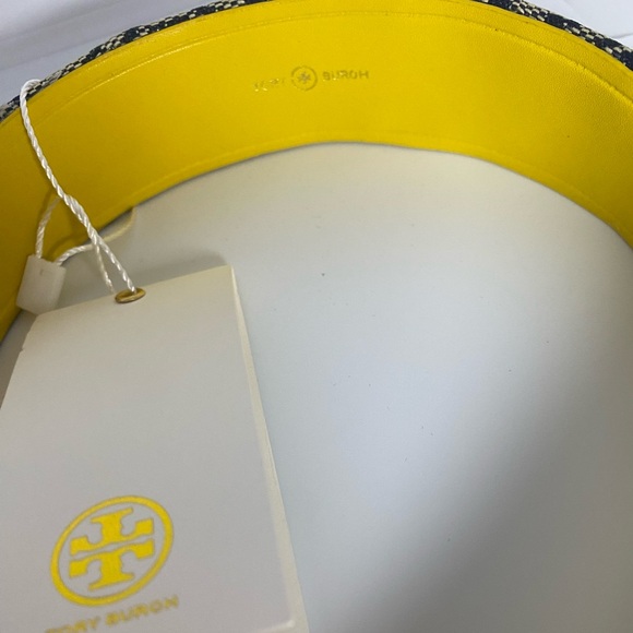 Tory Burch Monogram Logo Headband - New With Tag - Picture 5 of 6